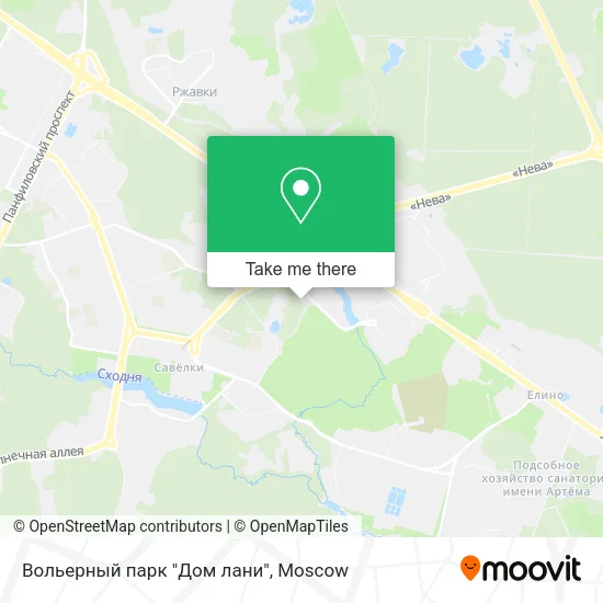 Вольерный парк "Дом лани" map