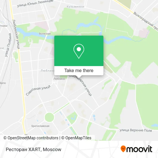 Ресторан ХАЯТ map