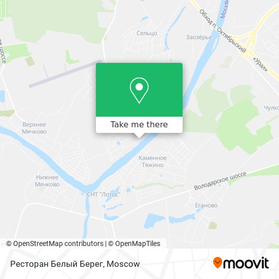 Ресторан Белый Берег map