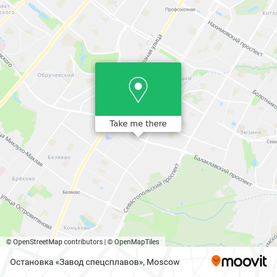Остановка «Завод спецсплавов» map