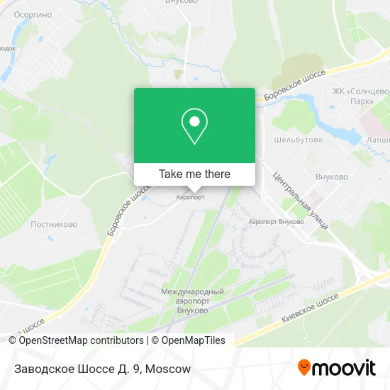 Заводское Шоссе Д. 9 map