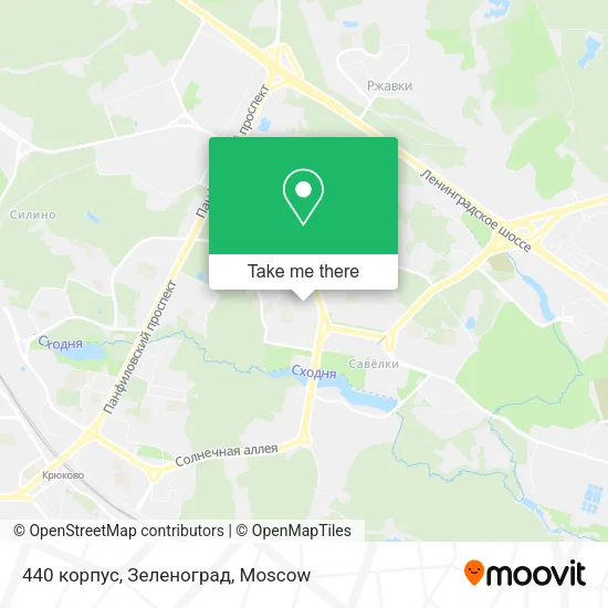440 корпус, Зеленоград map
