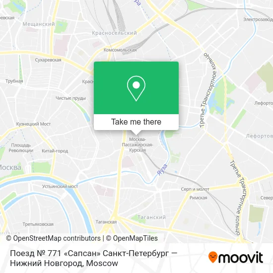 Поезд № 771 «Сапсан» Санкт-Петербург — Нижний Новгород map