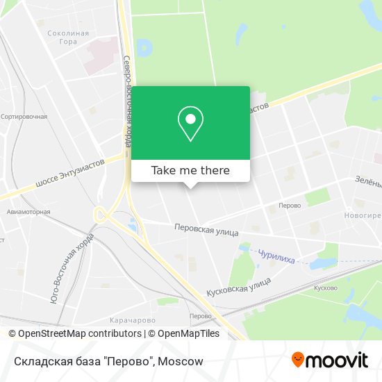 Складская база "Перово" map