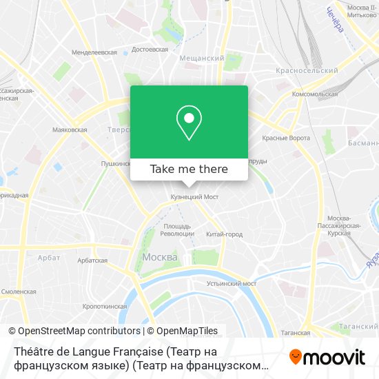 Théâtre de Langue Française (Театр на французском языке) (Театр на французском языке) map