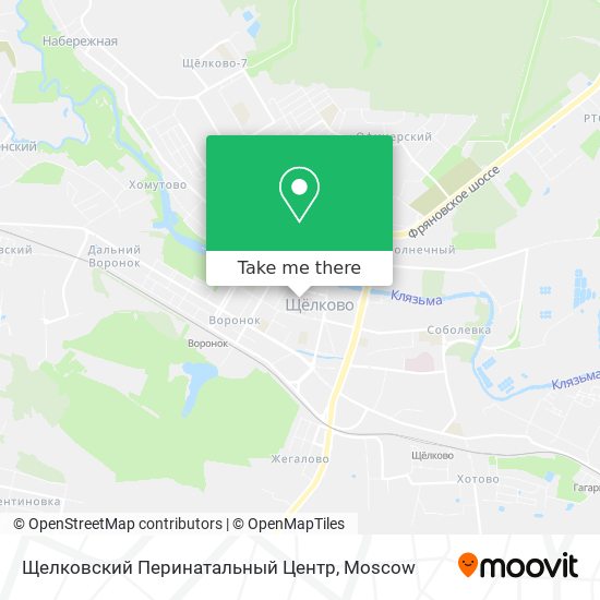 Щелковский Перинатальный Центр map