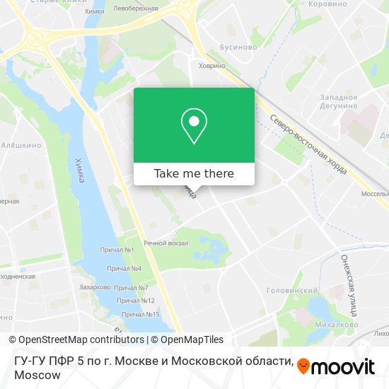 ГУ-ГУ ПФР 5 по г. Москве и Московской области map