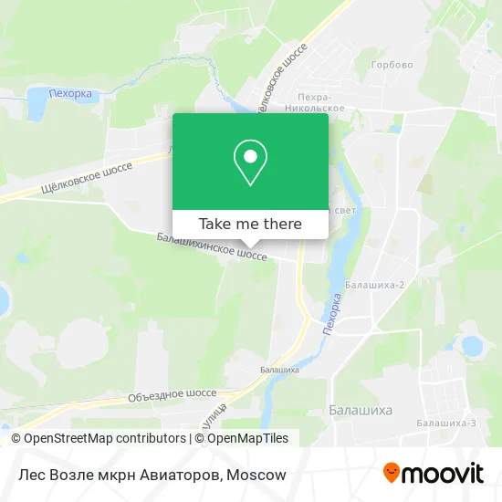 Лес Возле мкрн Авиаторов map