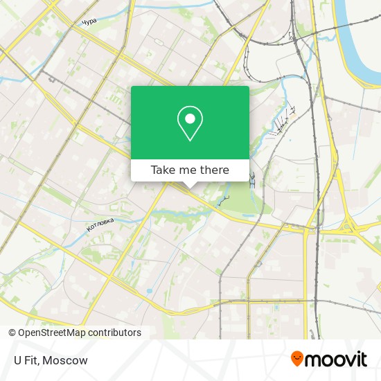 U Fit map