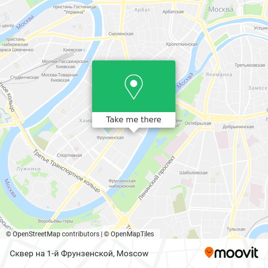 Сквер на 1-й Фрунзенской map