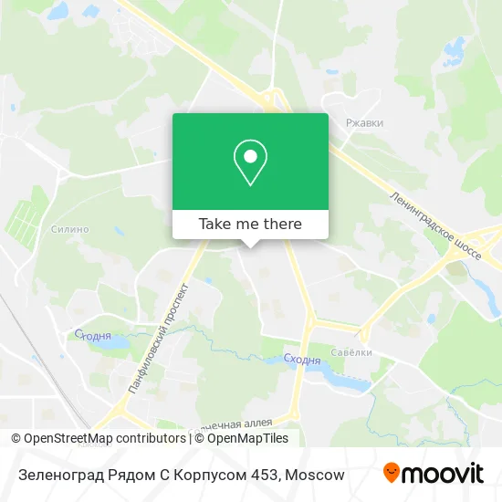 Зеленоград Рядом С Корпусом 453 map