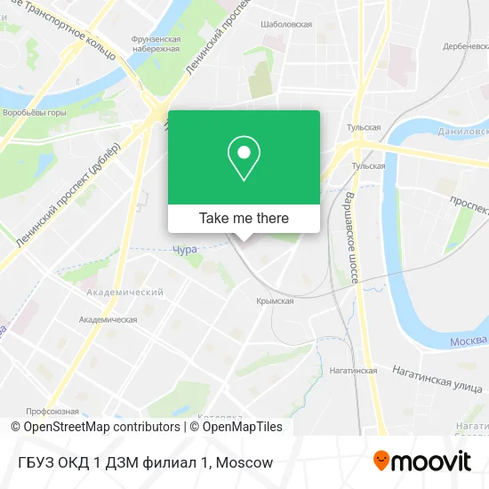 ГБУЗ ОКД 1 ДЗМ филиал 1 map