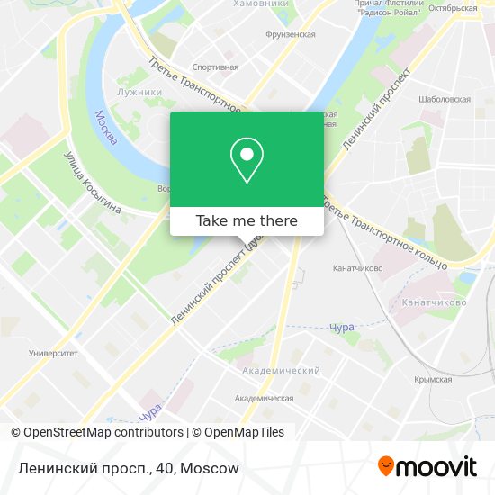 Ленинский просп., 40 map