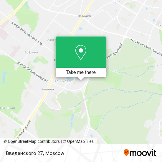 Введенского 27 map