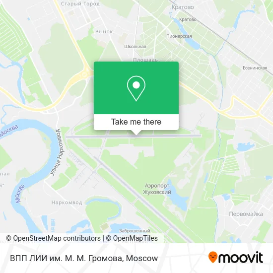 ВПП ЛИИ им. М. М. Громова map