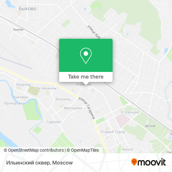 Ильинский сквер map