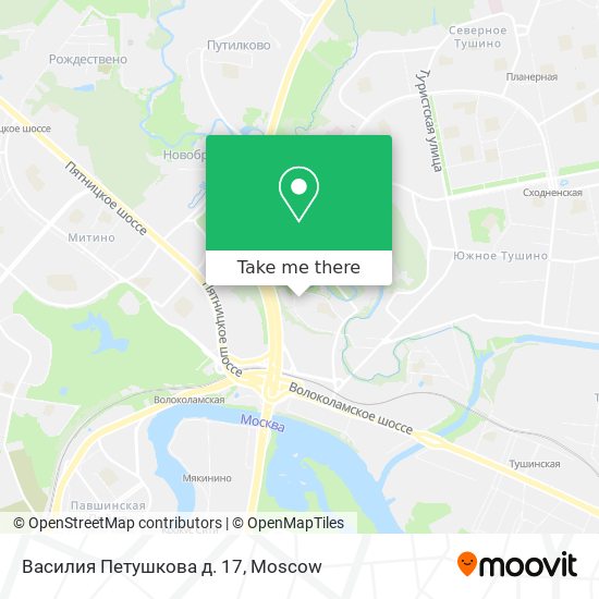 Василия Петушкова д. 17 map