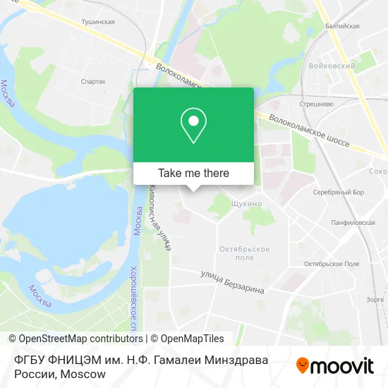 ФГБУ ФНИЦЭМ им. Н.Ф. Гамалеи Минздрава России map