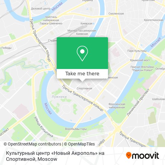 Культурный центр «Новый Акрополь» на Спортивной map