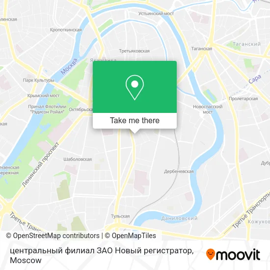 центральный филиал ЗАО Новый регистратор map