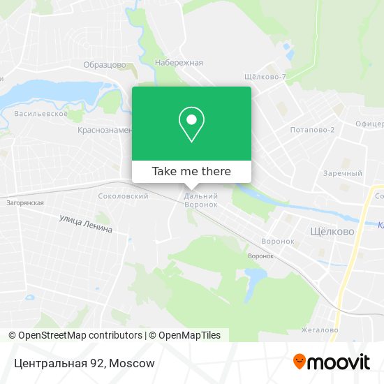 Центральная 92 map