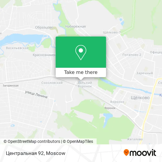 Центральная 92 map