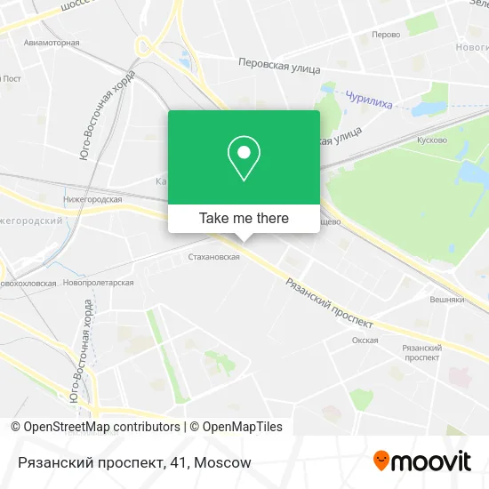 Рязанский проспект, 41 map