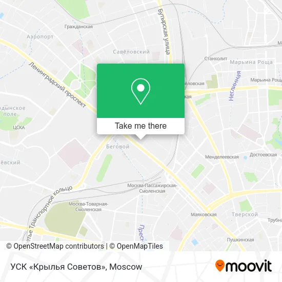 УСК «Крылья Советов» map