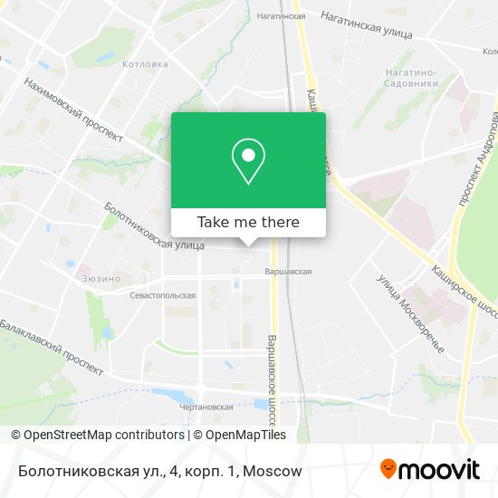 Болотниковская ул., 4, корп. 1 map