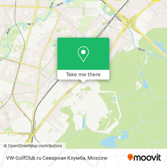 VW-GolfClub.ru Северная Клумба map