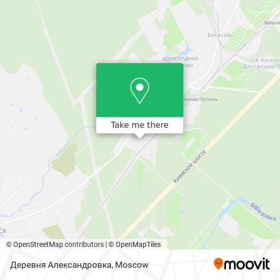 Деревня Александровка map