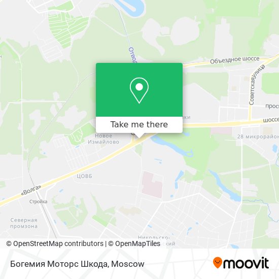 Богемия Моторс Шкода map