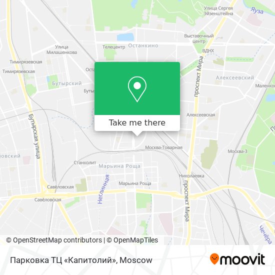 Парковка ТЦ «Капитолий» map