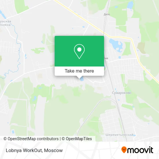 Lobnya WorkOut map