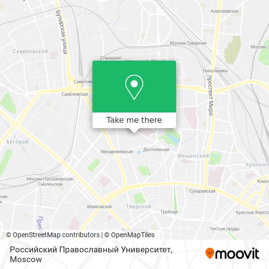 Российский Православный Университет map