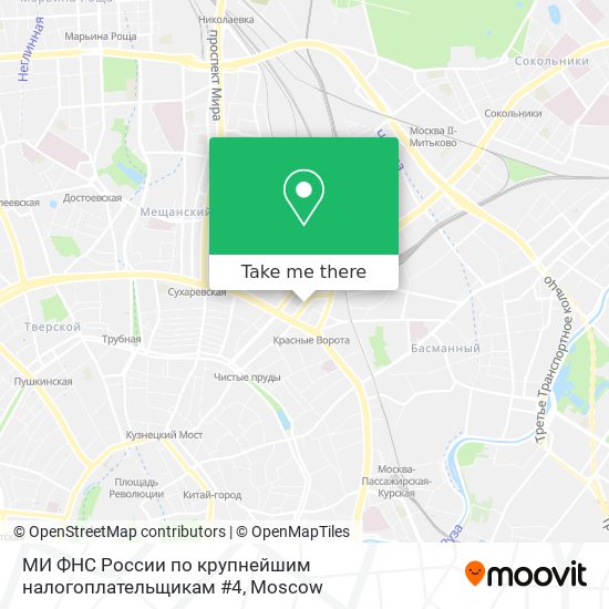 МИ ФНС России по крупнейшим налогоплательщикам #4 map