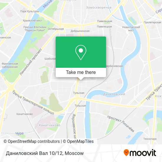 Даниловский Вал 10/12 map