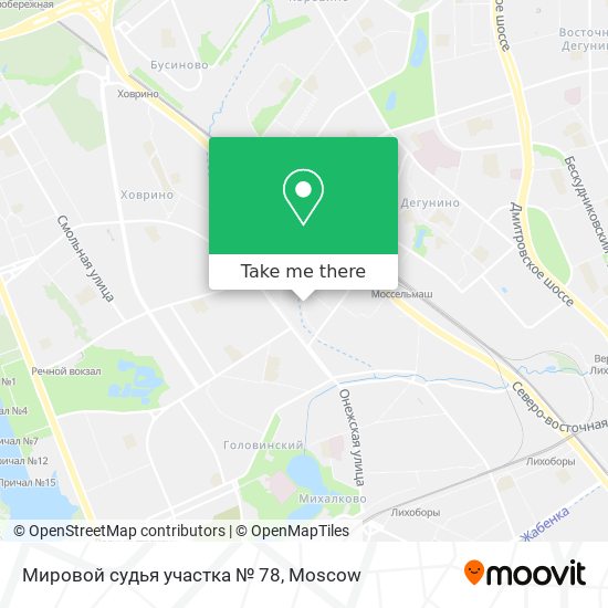 Мировой судья участка № 78 map