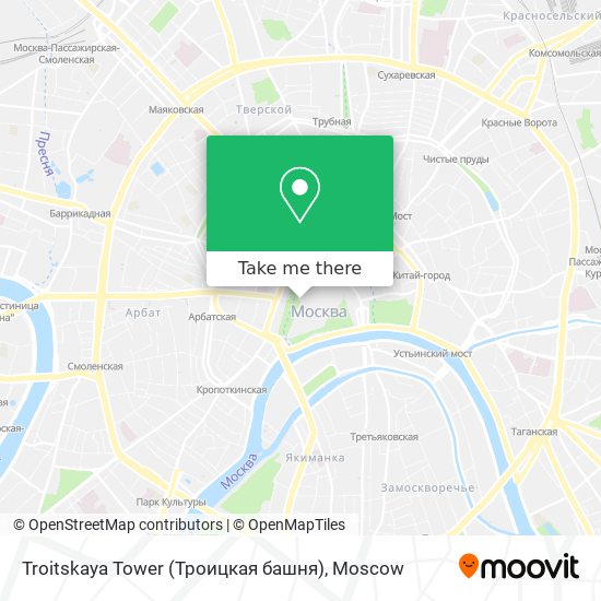 Troitskaya Tower (Троицкая башня) map