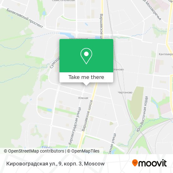 Кировоградская ул., 9, корп. 3 map
