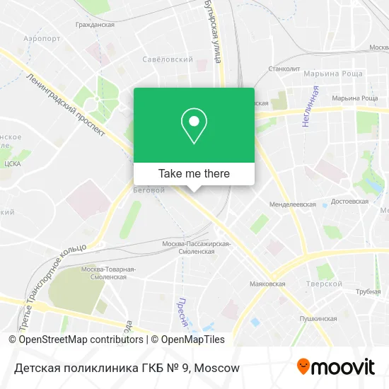 Детская поликлиника ГКБ № 9 map