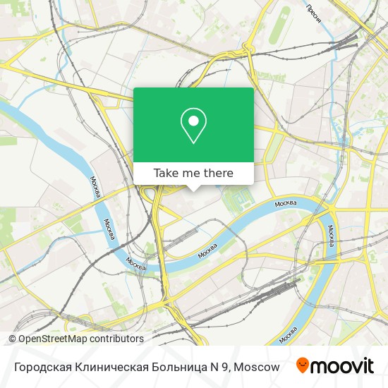 Городская Клиническая Больница N 9 map