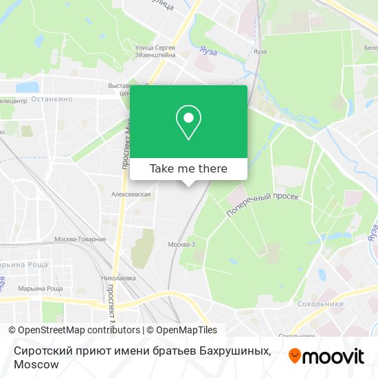 Сиротский приют имени братьев Бахрушиных map