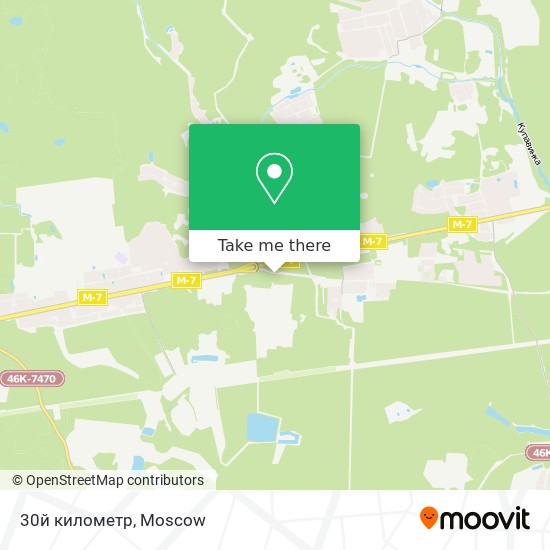 30й километр map