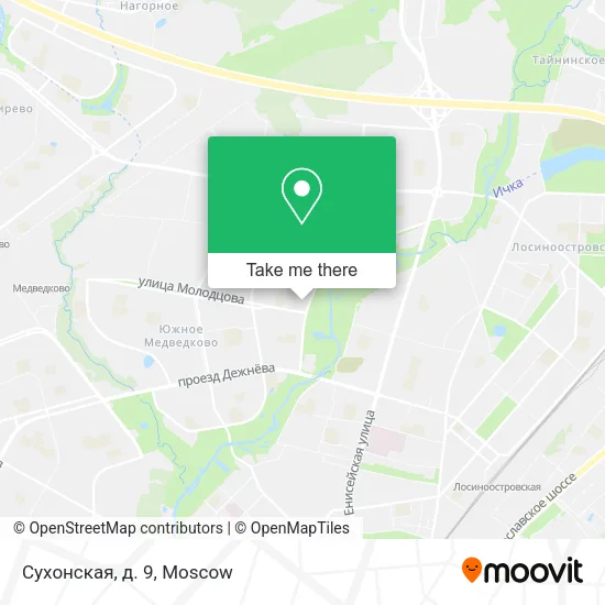 Сухонская, д. 9 map