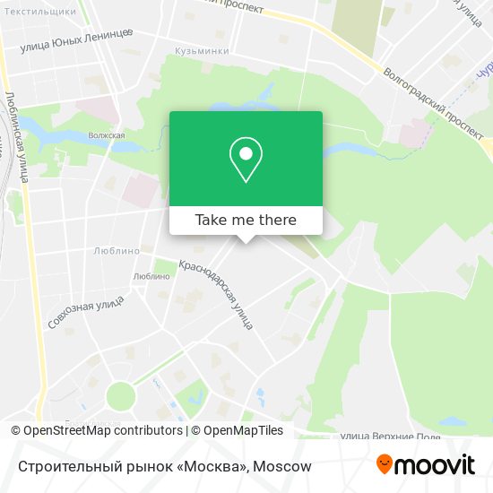 Строительный рынок «Москва» map