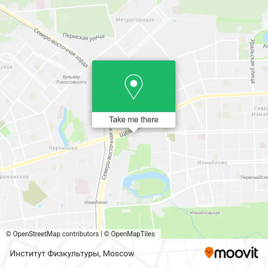 Институт Физкультуры map