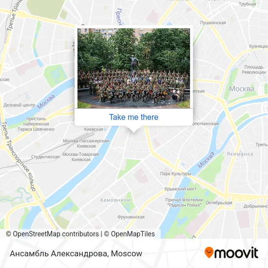 Ансамбль Александрова map