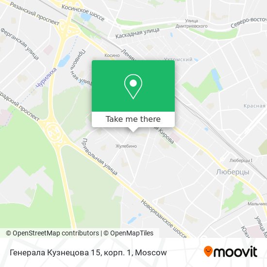 Генерала Кузнецова 15, корп. 1 map