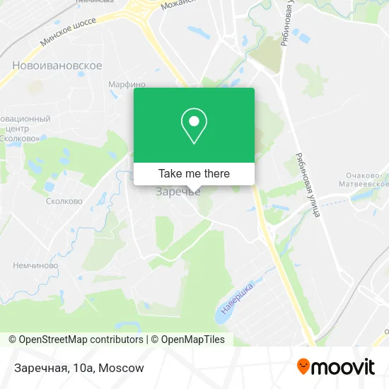 Заречная, 10а map